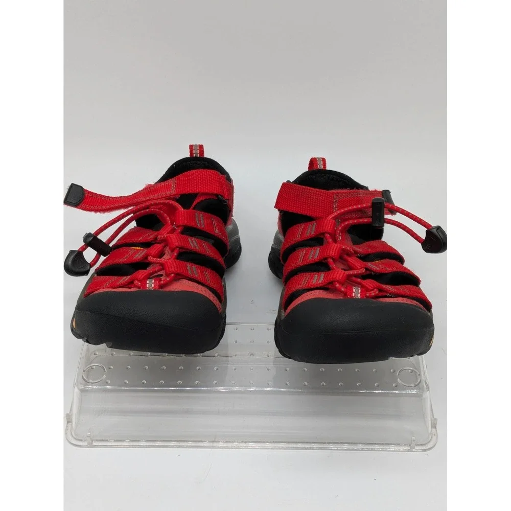 KEEN Newport H2 Kids Sandals Size 1 Red Waterproof Hiking Outdoor Shoes
